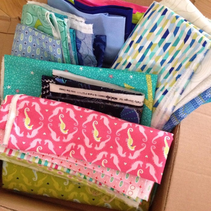Doing a #intothedeepfabric happy dance!! @michaelmillerfabrics @pattysloniger getting ready to dive in! happy Thursday!