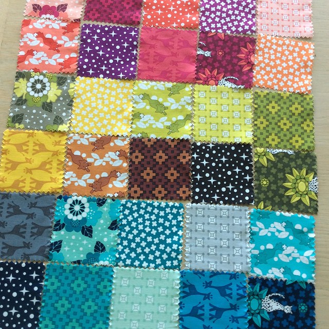 Because my chores are done some @elizabethagh #rhodaruthfabric #quiltmarket goodies happy Saturday! #iamadesigner