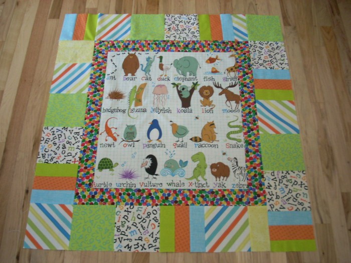 alphabet quilt