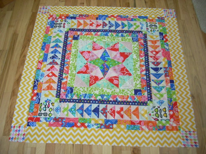 summer medallion quilt