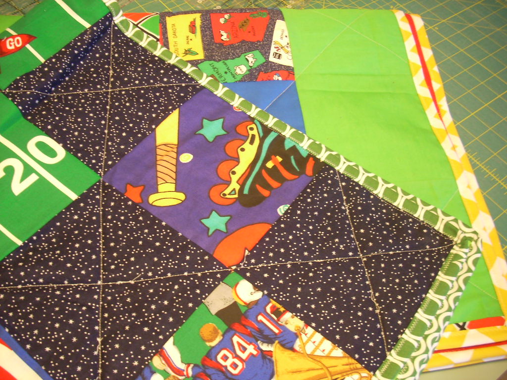 charity quilts finish + winner Silly Mama Quilts