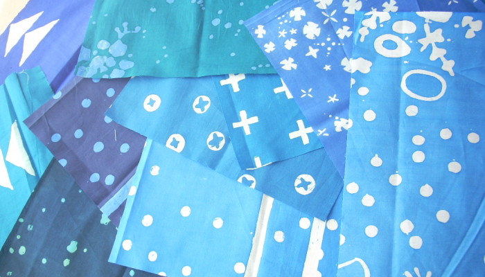 Alison Glass indigo + giveaway alison glass indigo