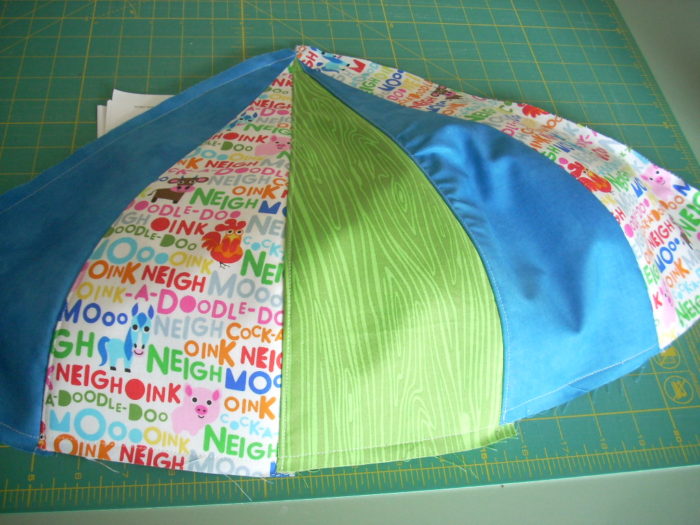 pouf sewing