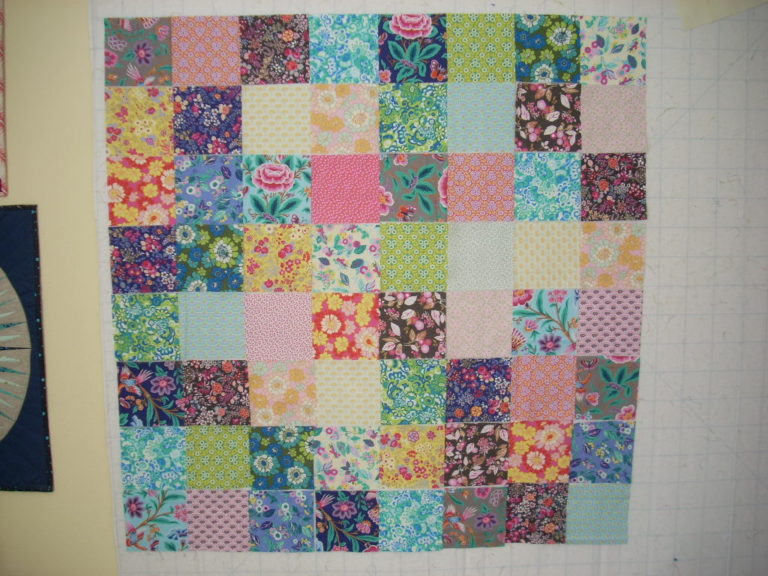 library of flowers centerpiece Silly Mama Quilts