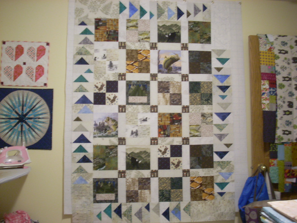 eagle scout quilt finish + winners Silly Mama Quilts