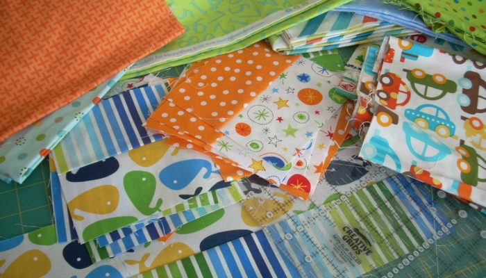 baby quilt making