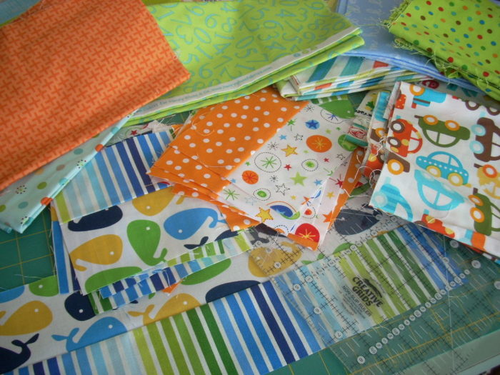 baby quilt making