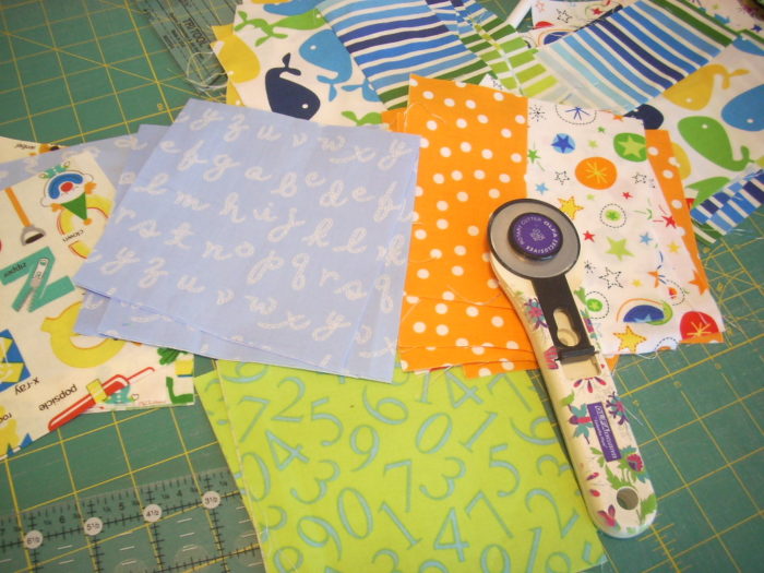 baby quilt making