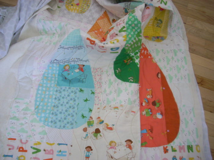 kinder drops quilt