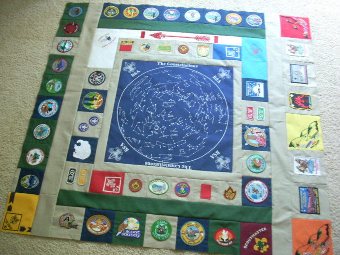 boy scout quilt project