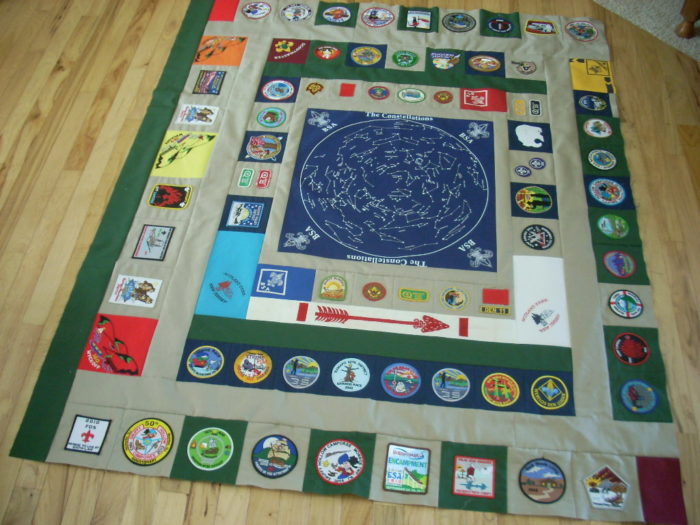 boy scout quilt project