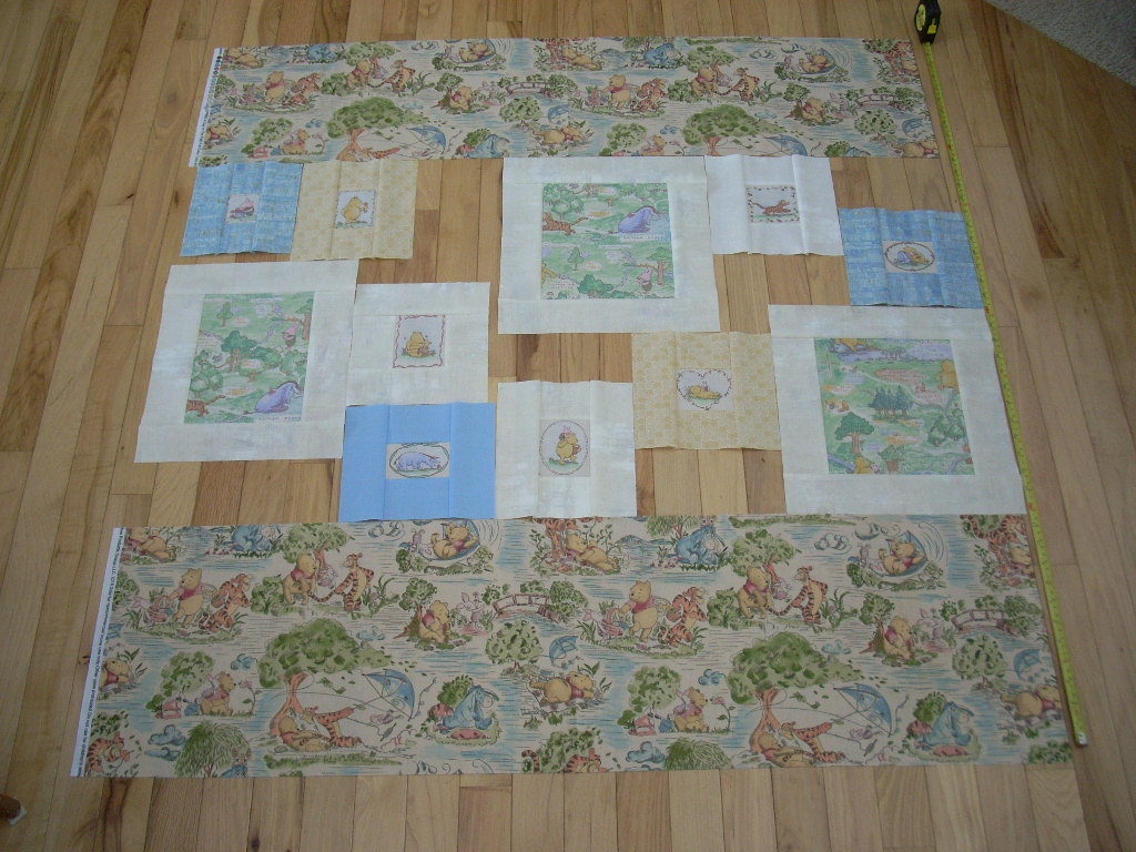 let's build a pooh quilt