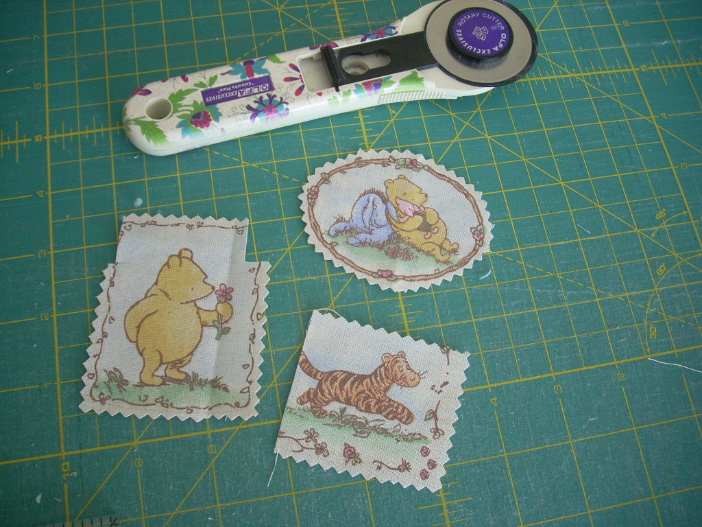 finished Pooh bunting