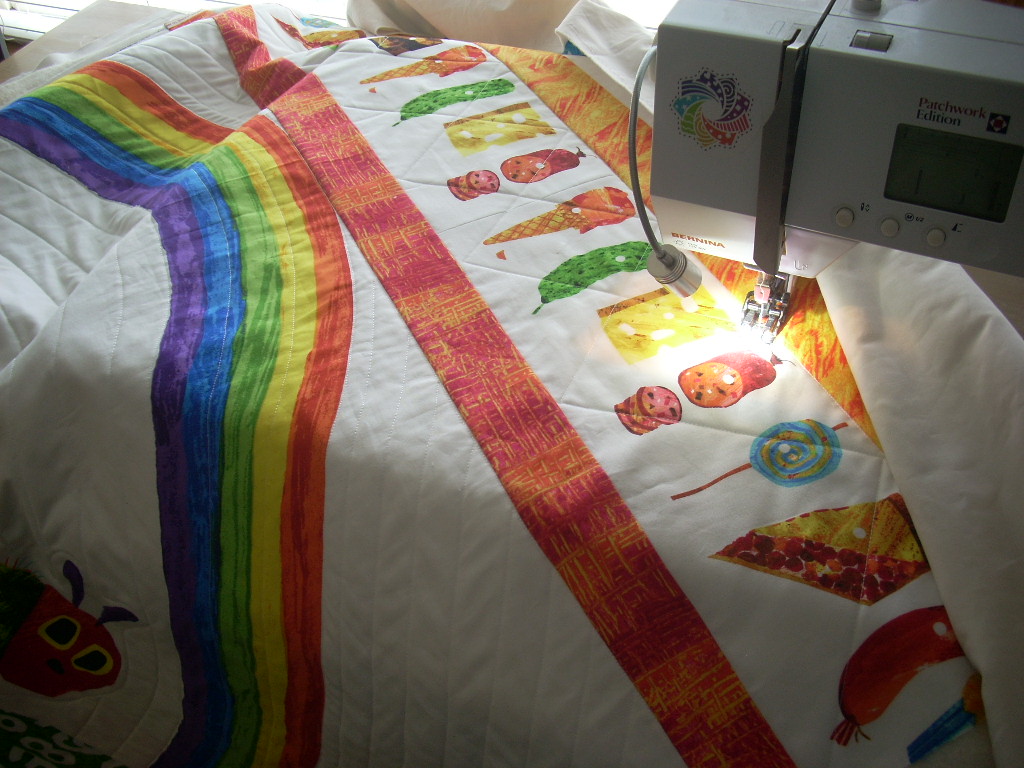 quilting in sections